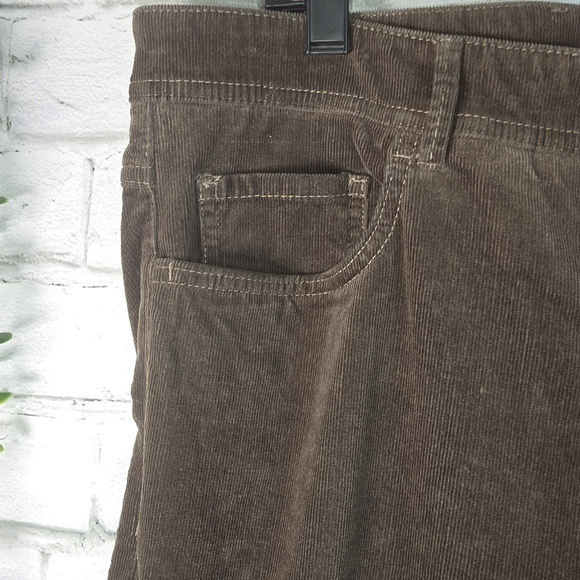 Profilo Men's Corduroy Pants in Rich Chocoalte Brown classic casual Size 38 EUC - Picture 3 of 8